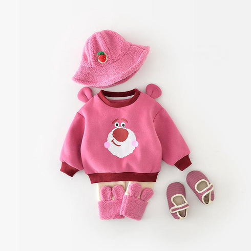 Infant suit cartoon split suit needs to be taken separately